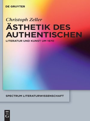 cover image of Ästhetik des Authentischen